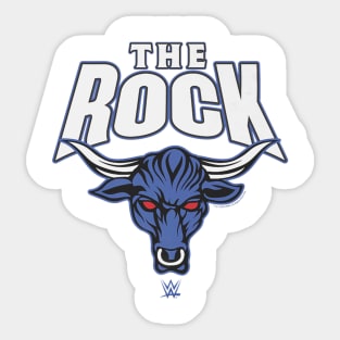 The Rock Bull Head Sticker